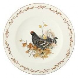 Königlich Tettau Achat Diamant - Jagd Dining plate 'Birkhuhn', 28 cm