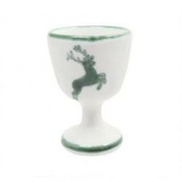Gmundner Ceramics Green Deer Egg Cup Smooth 5 cm