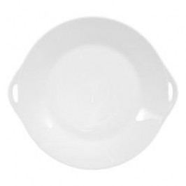 Königlich Tettau Iphigenie White Pie Platter with Handle and Rim 28 cm