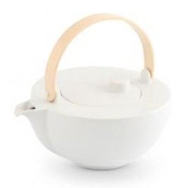 Friesland Chai Weiß - Ahornholz Teapot with Wooden Handle material: Maple, 1.0 L