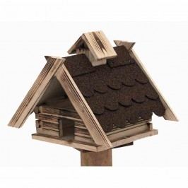 H.G-Deko Vogelfutterhaus Maria Alm 28x34x28cm Nadelholz