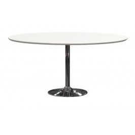 Esstisch Oval 160 X 110 Cm Weiss Lackiert Tenzo Tequila Weiß Chrom Neutral