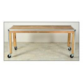 Esstisch 180 X 90 Cm Mango Natur Massiv/ Alu Sit-Möbel Roadies Stylisch