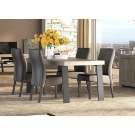 Esstisch 189 Cm Raucheiche ´´caracalla´´/ Metallfüße Classico Capri Holz Modern