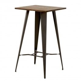 Bartisch Roth - Bambus massiv / Stahl - Braungrau, ars manufacti