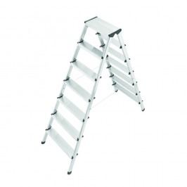 Hailo Leiter, L90, Aluminium, 2 x 7 Stufen, 7,2 kg, Tragfähigkeit: 150 kg