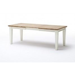 Esstisch Küchen-Tisch Padua 140160180 x 95 cm, 160 cm feste Platte panna Absetzung sierra mit Klappeinlage