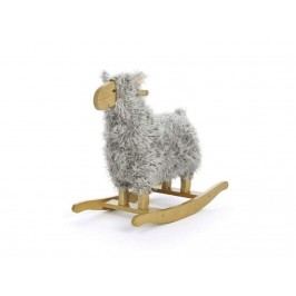 TEDDYKOMPANIET® Schaukeltier Lamm Grau 451379