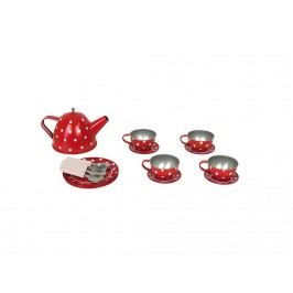 JABADABADO JaBa Café Picknickkorb mit Tee-Set aus Blech G12010