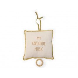 CHILDHOME Spieluhr My Favourite Music Weiß Gold Brahms Lullaby CHCMPG
