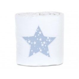 BABYBAY TOBI Maxi | Boxspring Babybay Nestchen Piqué für Maxi und Boxspring Weiß Stern Azurblau 160835