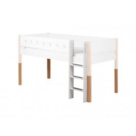 FLEXA White Umbausatz für Spielbett gerade Leiter und Pfosten 80-17319-95