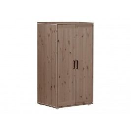 FLEXA Classic Niedriger Kleiderschrank Terra mit 2 Türen Höhe 135cm