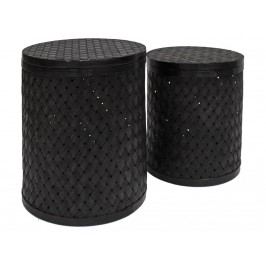 CANETT Niaga Korb Set Schwarz Höhe 36cm 43272801