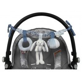 LITTLE DUTCH Adventure Kinderwagen-Kette Hase Blue 4645