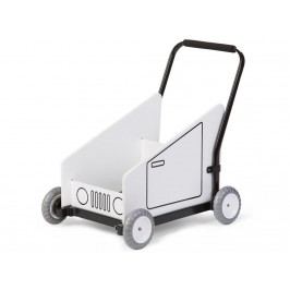 CHILDHOME Lauflernwagen Weiß mit Musik CWBWM